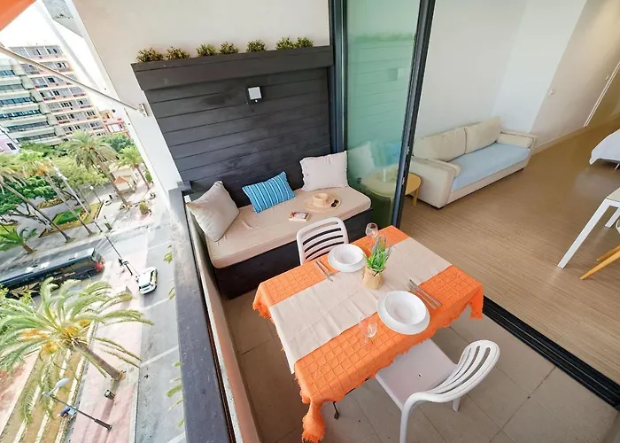 Estudio Con Terraza Vista Mar Apartment *